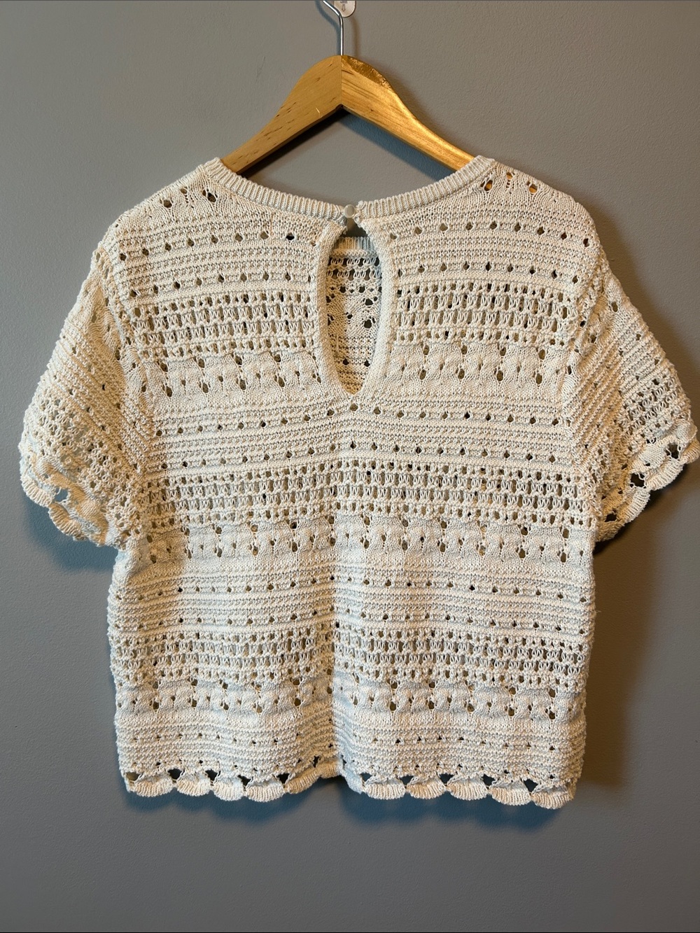 Target Universal Thread Boho Crochet Top - Picture 3 of 8